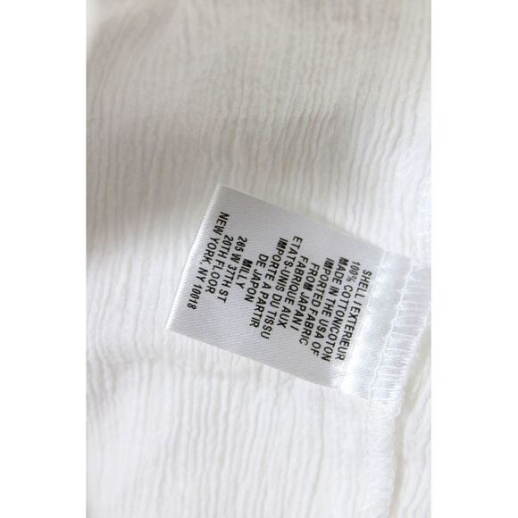 Milly Cabana Women's Asymmetrical One Shoulder Mini Dress White Size L - Picture 4 of 6